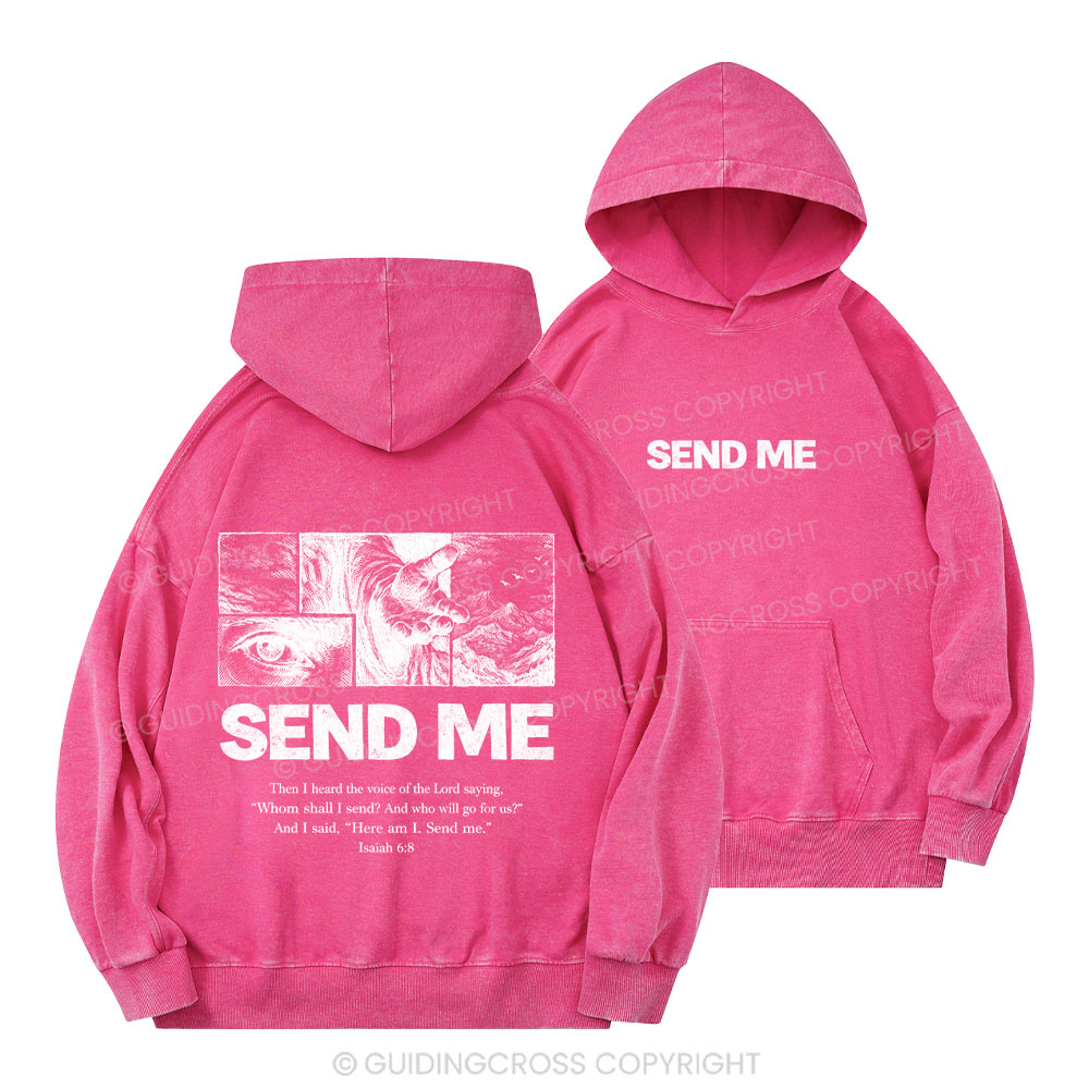 Send Me Christian Washed Hoodie 