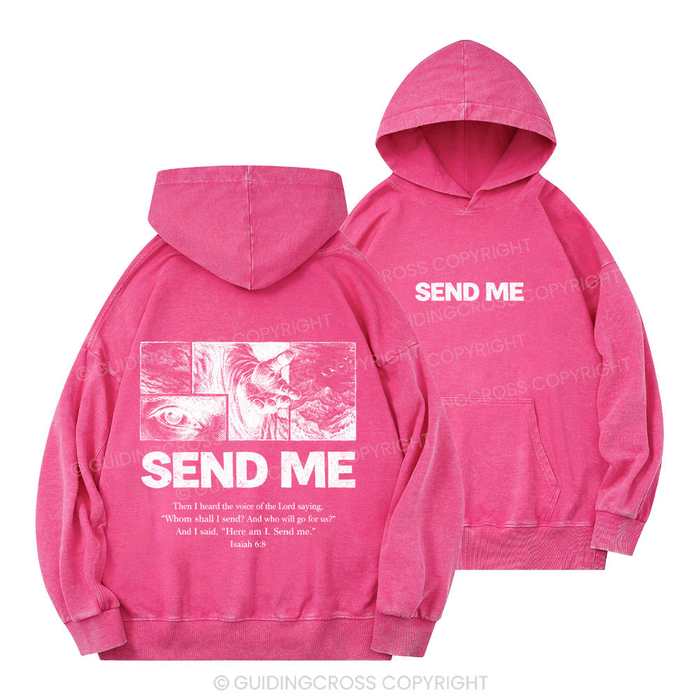 Send Me Christian Washed Hoodie 