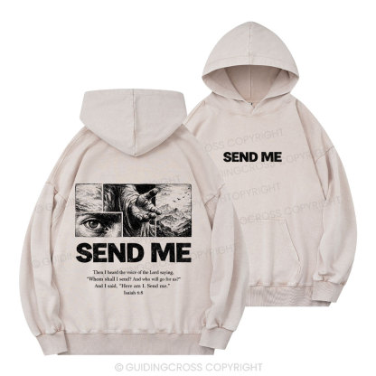 Send Me Christian Washed Hoodie 