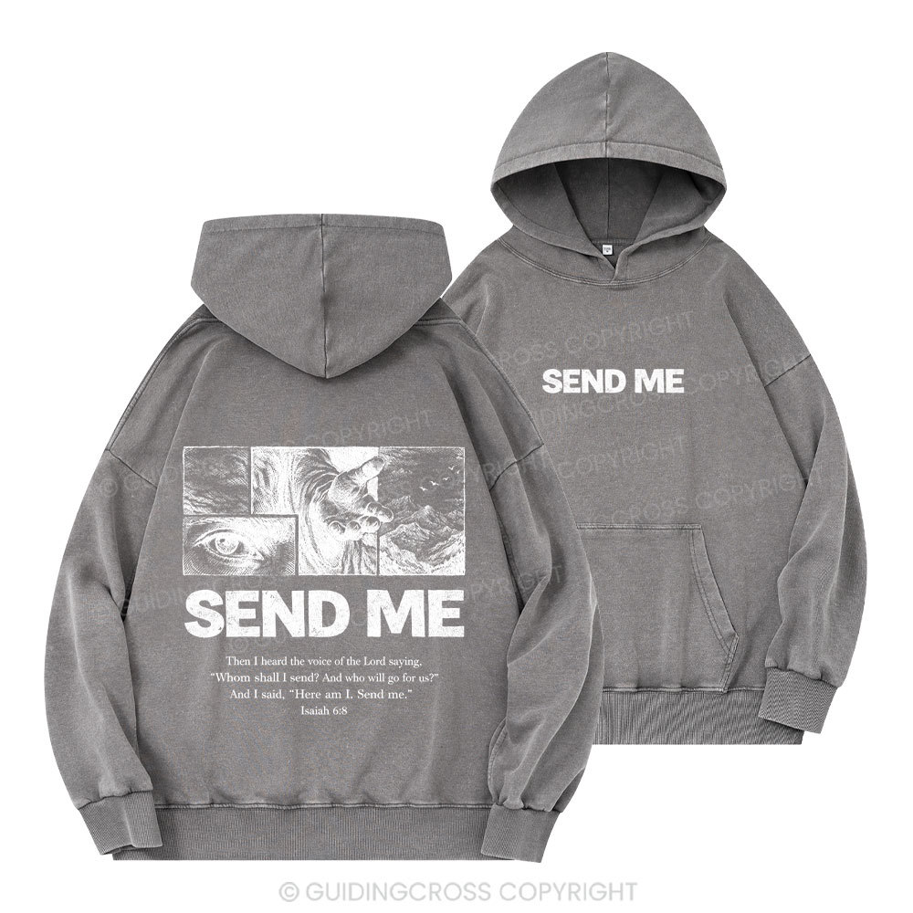Send Me Christian Washed Hoodie 