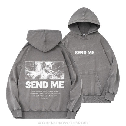Send Me Christian Washed Hoodie 