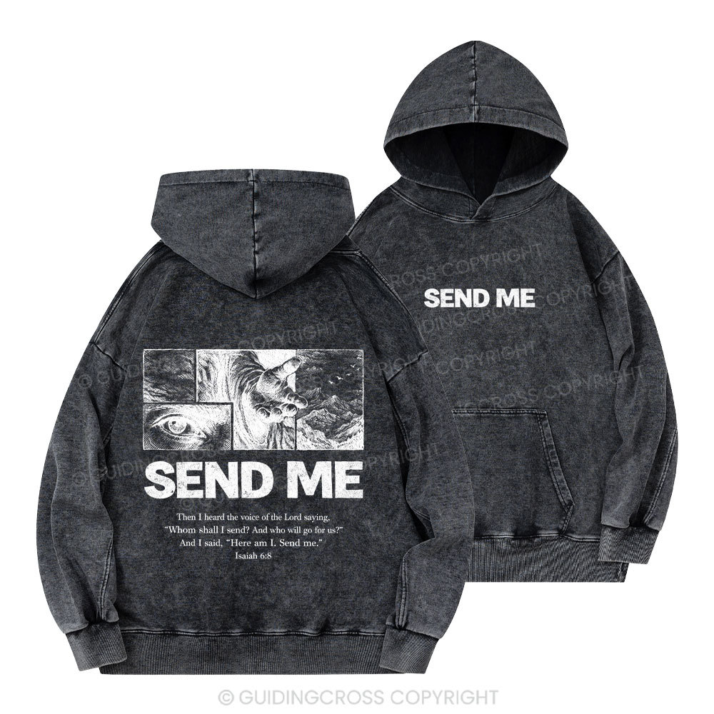 Send Me Christian Washed Hoodie 