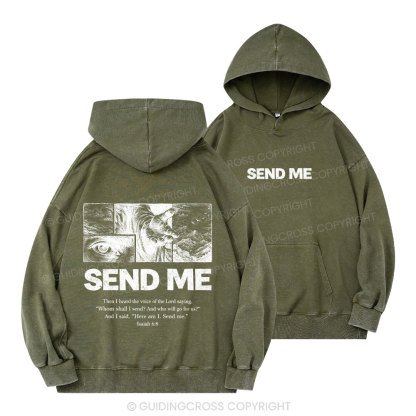 Send Me Christian Washed Hoodie 