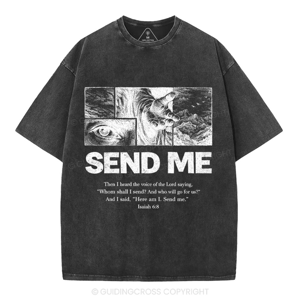 Send Me Christian Washed T-Shirt