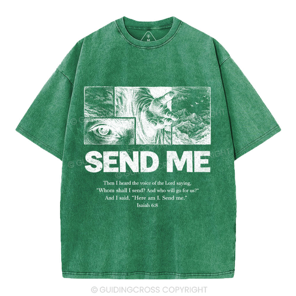 Send Me Christian Washed T-Shirt