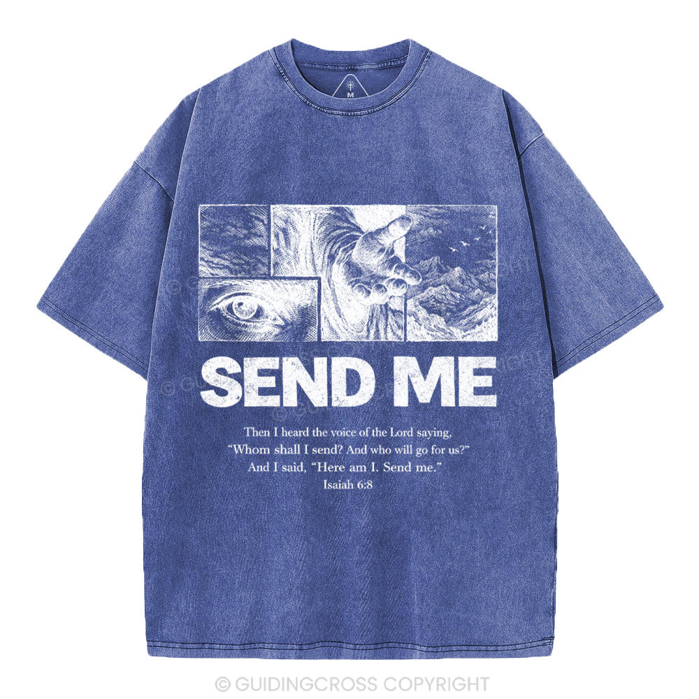 Send Me Christian Washed T-Shirt