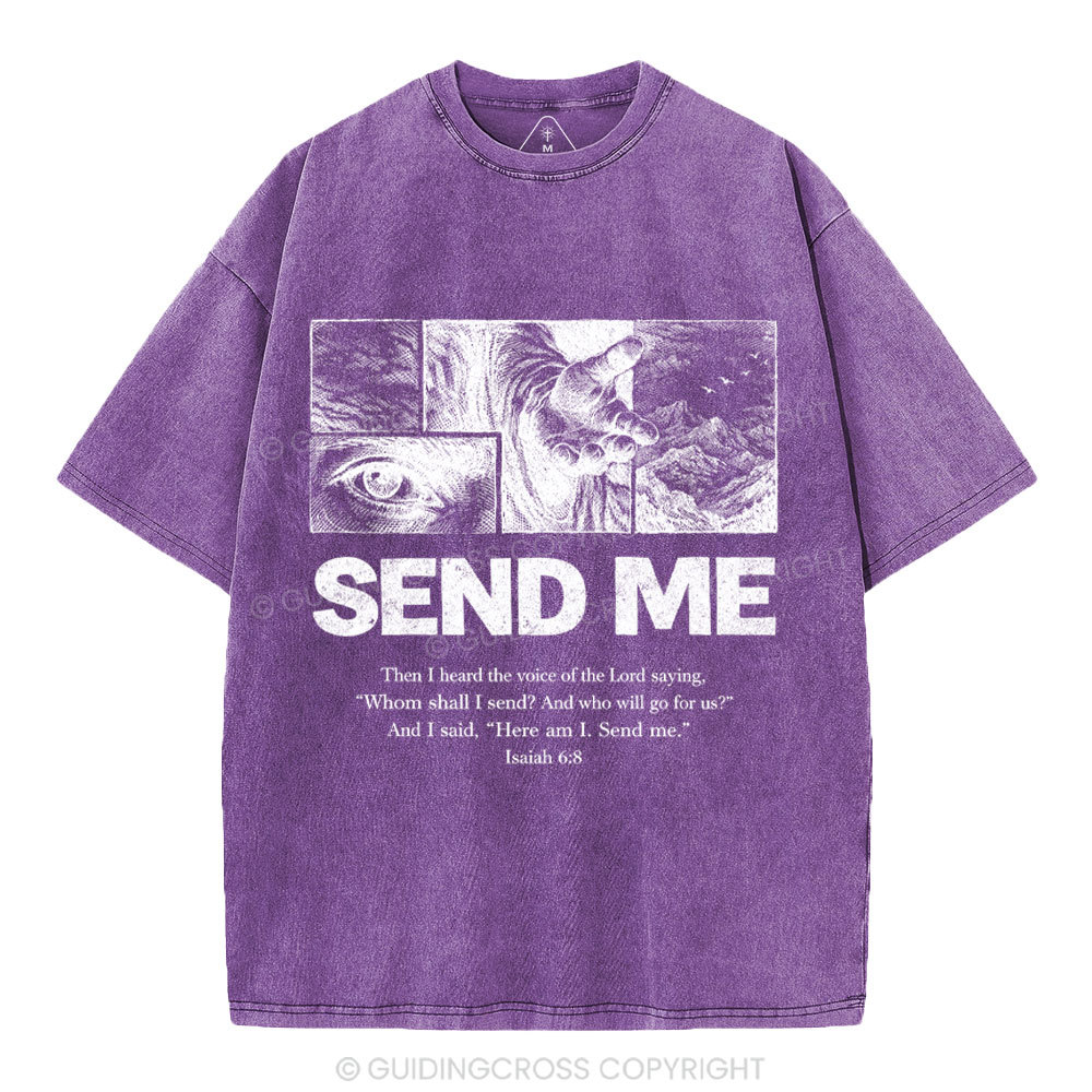 Send Me Christian Washed T-Shirt