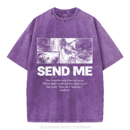 Send Me Christian Washed T-Shirt