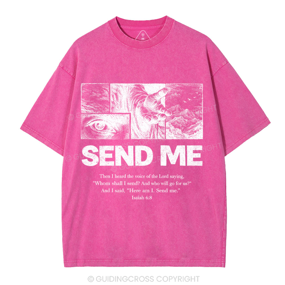 Send Me Christian Washed T-Shirt
