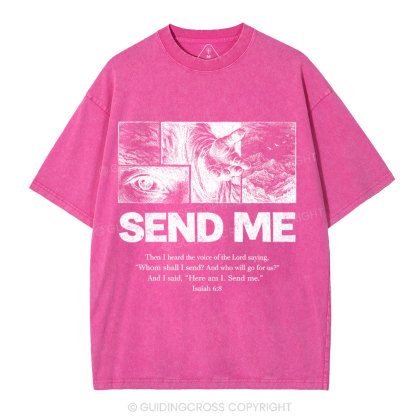 Send Me Christian Washed T-Shirt