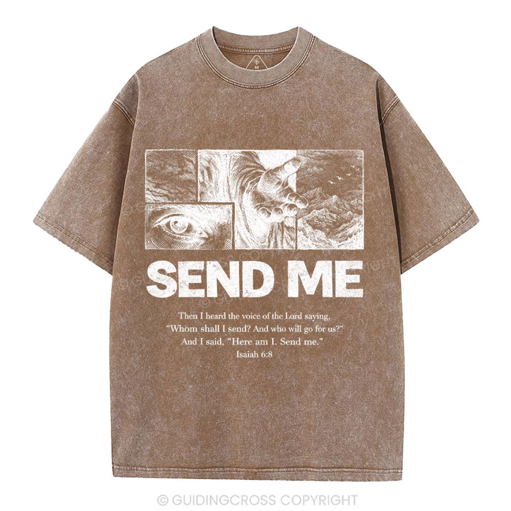 Send Me Christian Washed T-Shirt