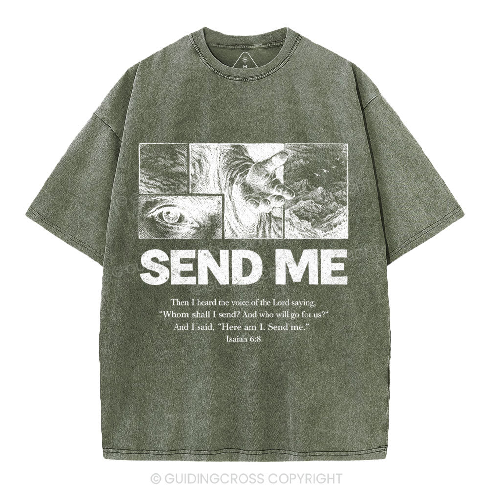 Send Me Christian Washed T-Shirt