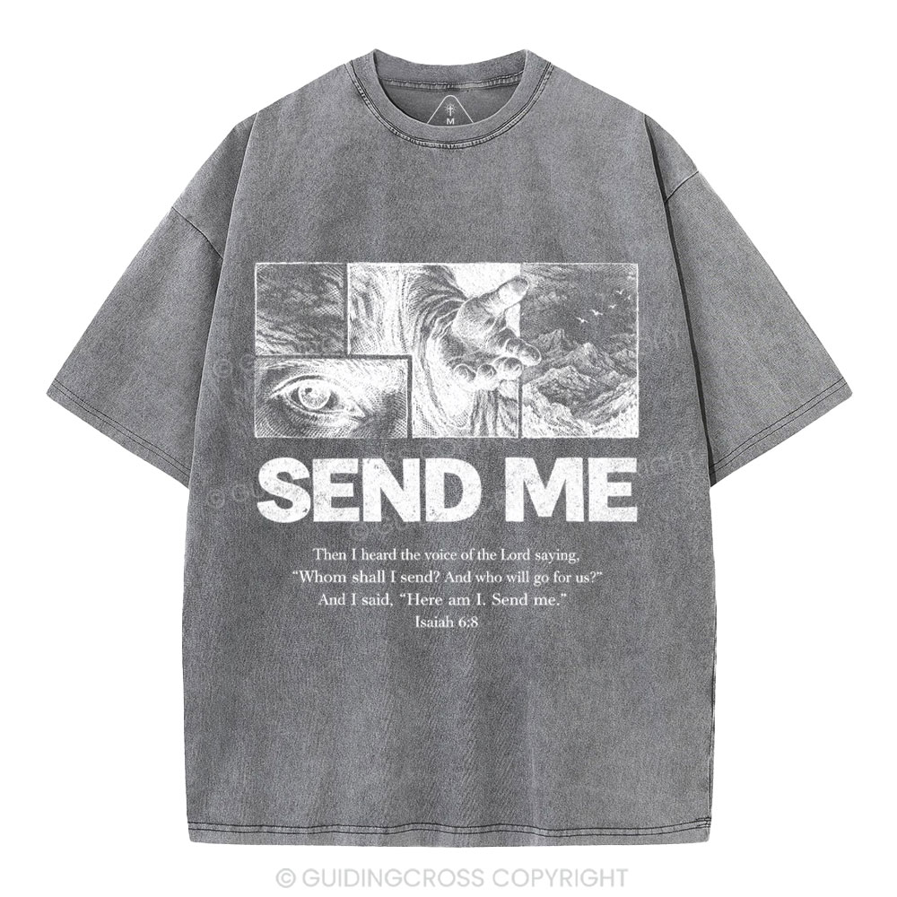 Send Me Christian Washed T-Shirt