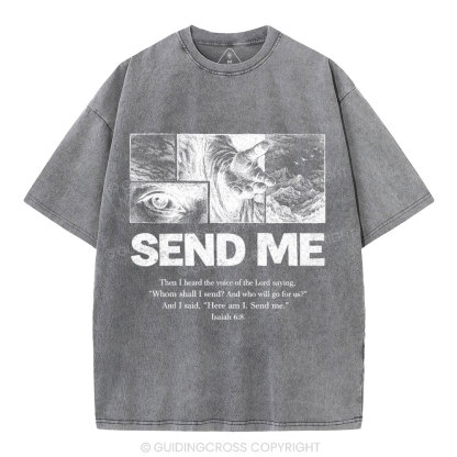 Send Me Christian Washed T-Shirt