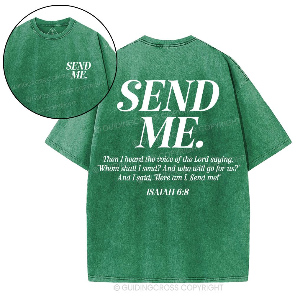 Send Me Christian Washed T-Shirt