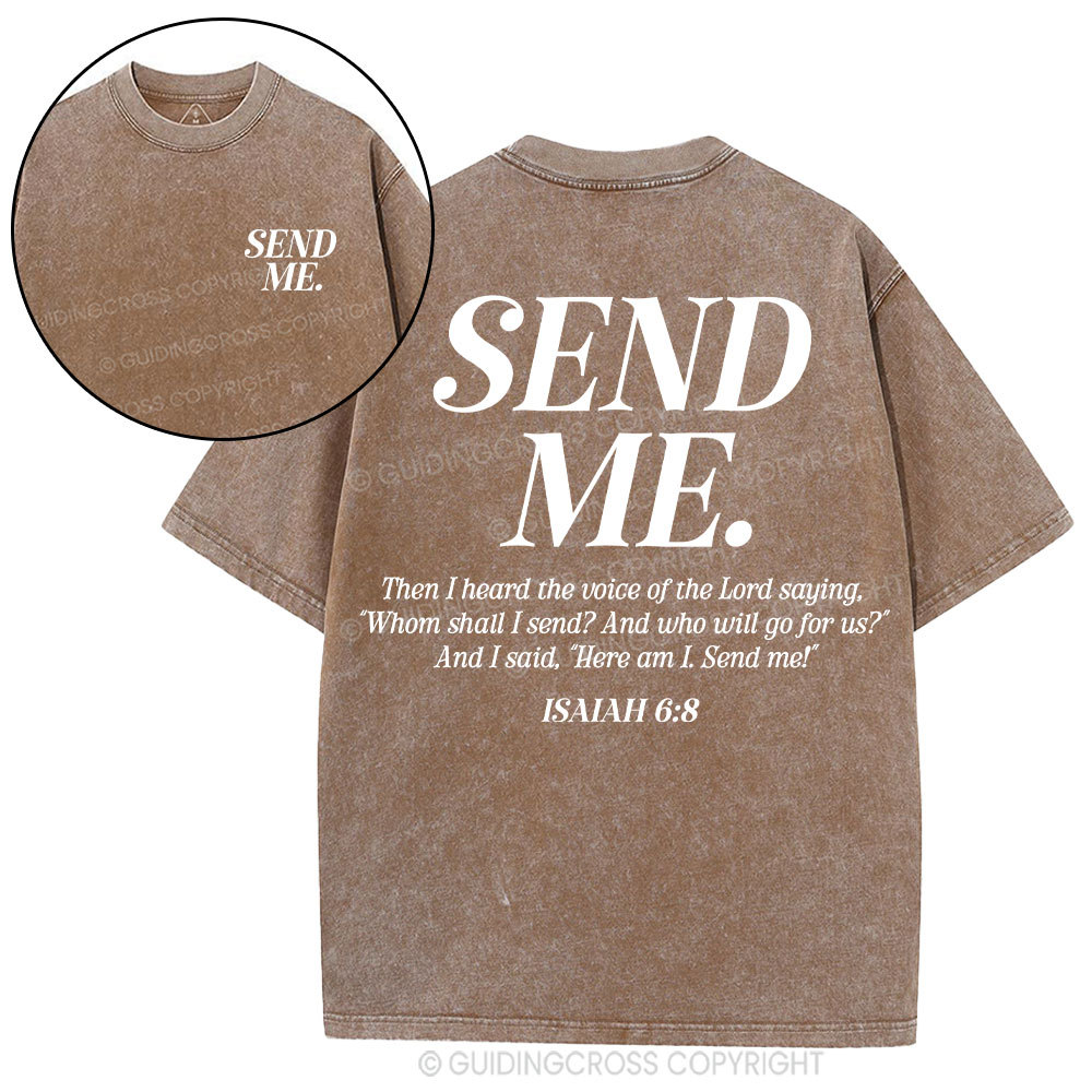 Send Me Christian Washed T-Shirt