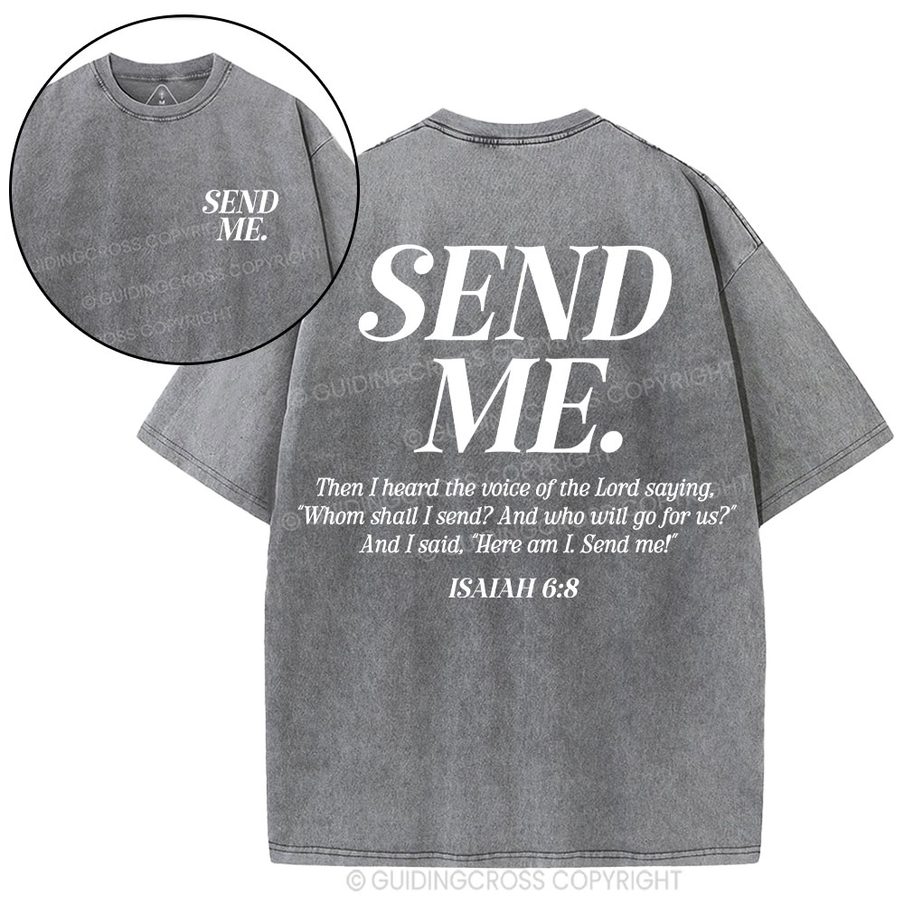 Send Me Christian Washed T-Shirt