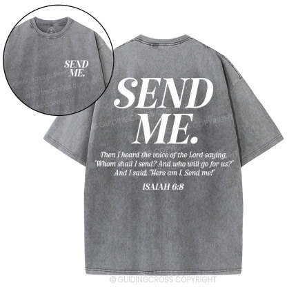 Send Me Christian Washed T-Shirt