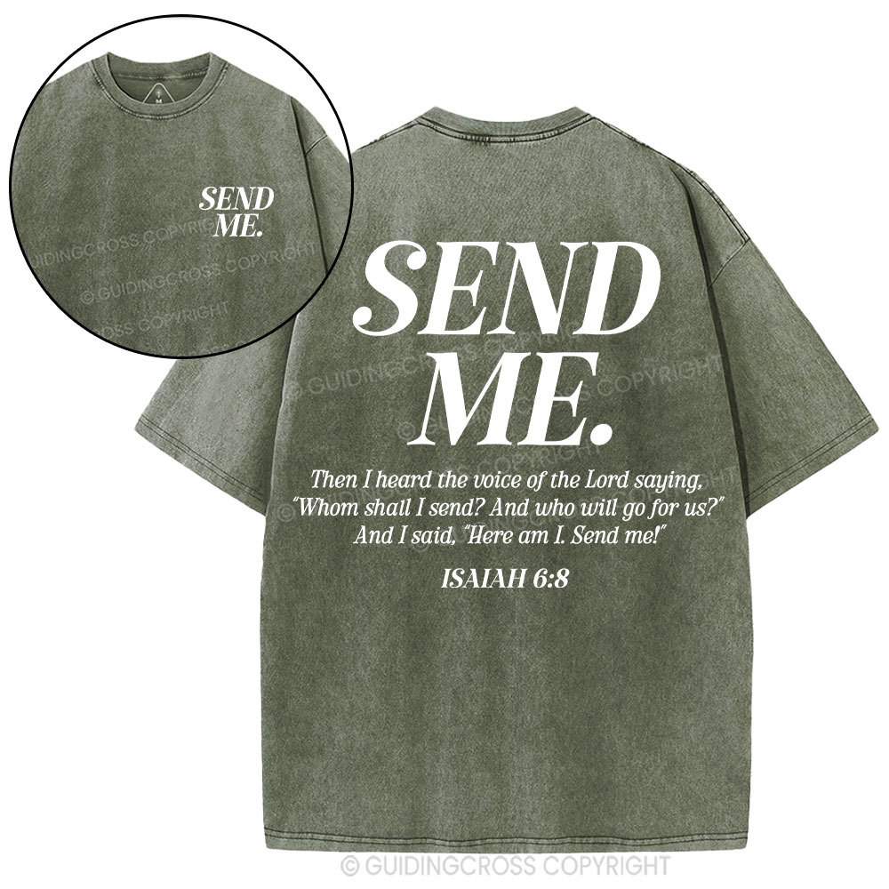 Send Me Christian Washed T-Shirt