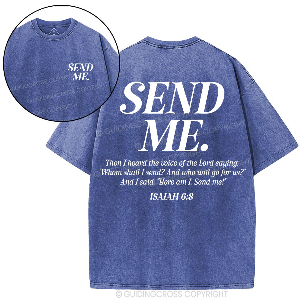 Send Me Christian Washed T-Shirt