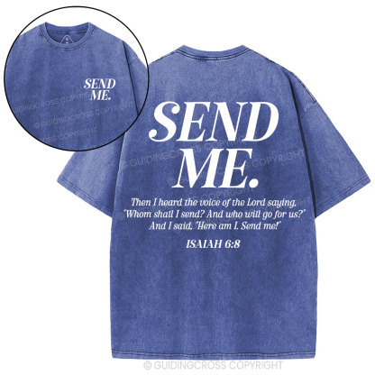 Send Me Christian Washed T-Shirt