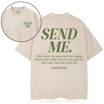 Send Me Christian Washed T-Shirt