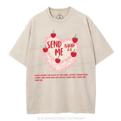 Send Me Christian Washed T-Shirt