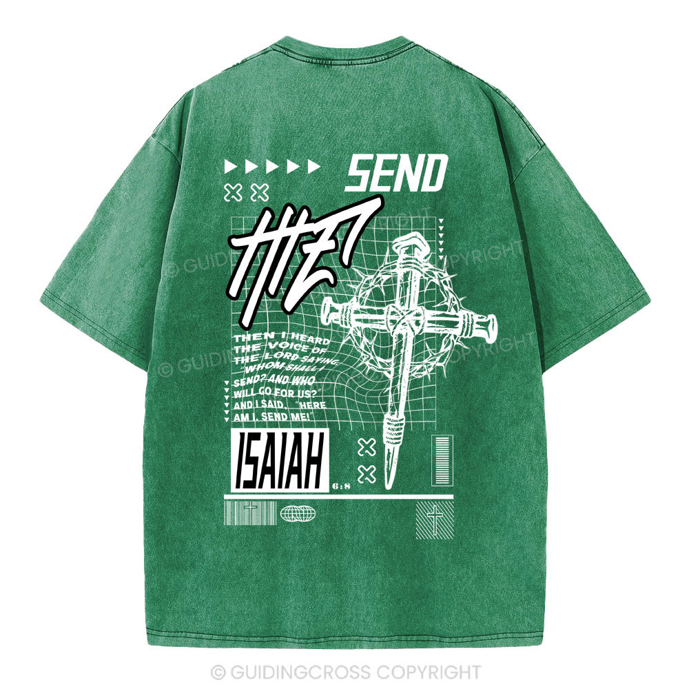 Send Me Christian Washed T-Shirt