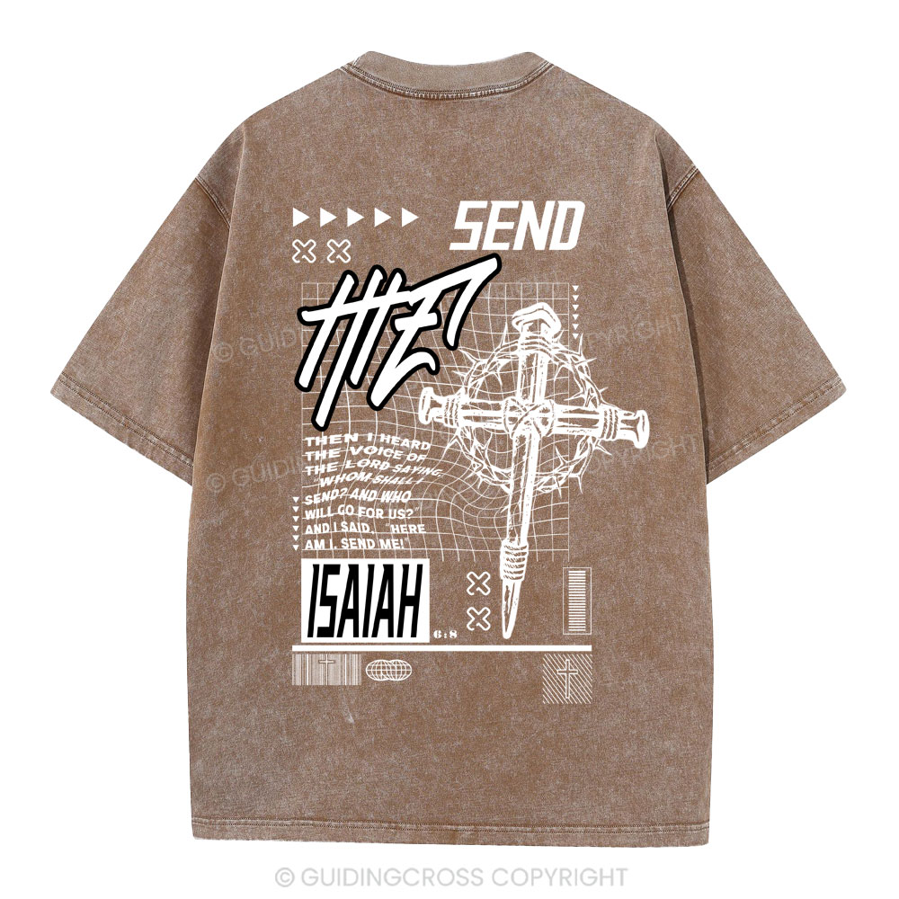 Send Me Christian Washed T-Shirt