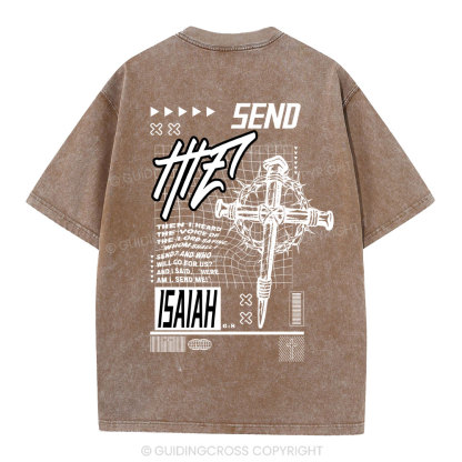 Send Me Christian Washed T-Shirt