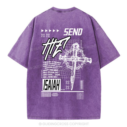 Send Me Christian Washed T-Shirt
