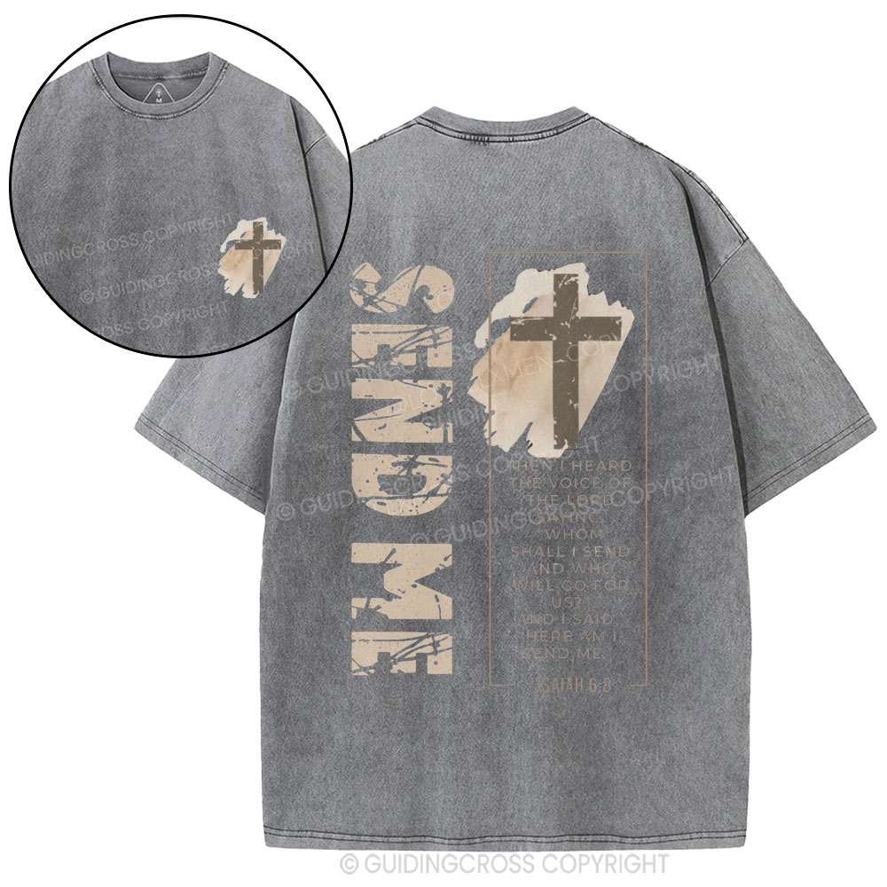 Send Me Christian Washed T-Shirt