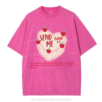 Send Me Christian Washed T-Shirt