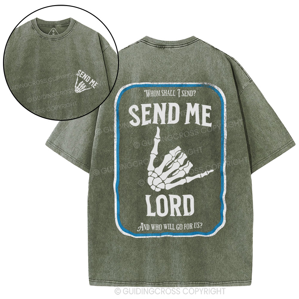Send Me Christian Washed T-Shirt