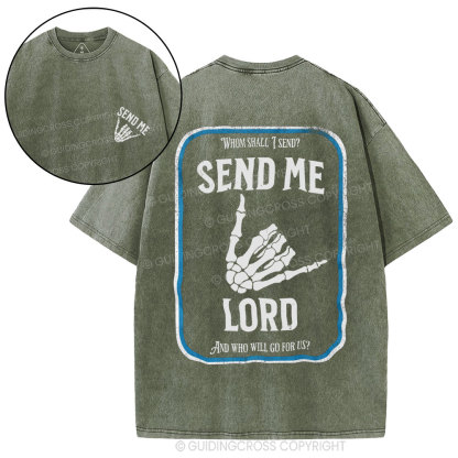 Send Me Christian Washed T-Shirt