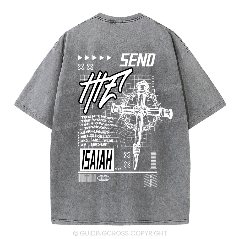 Send Me Christian Washed T-Shirt