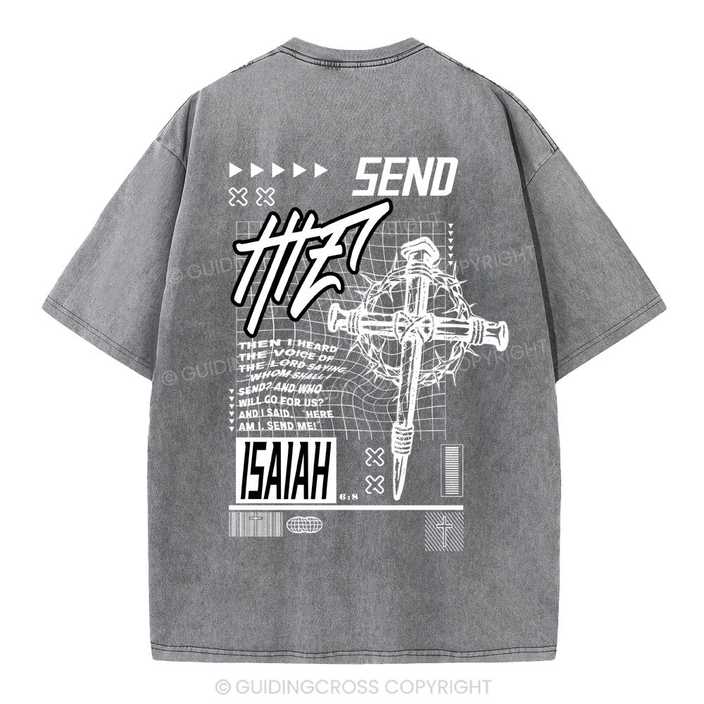 Send Me Christian Washed T-Shirt