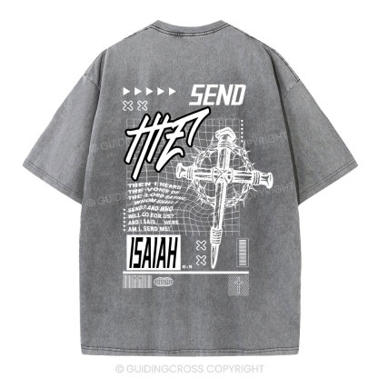 Send Me Christian Washed T-Shirt
