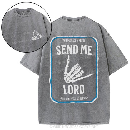 Send Me Christian Washed T-Shirt