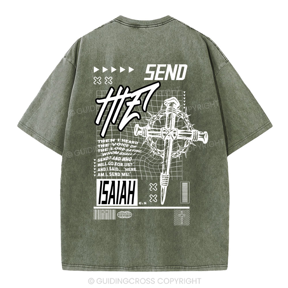 Send Me Christian Washed T-Shirt