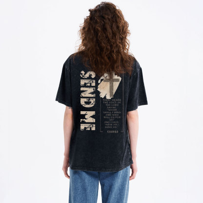 Send Me Christian Washed T-Shirt