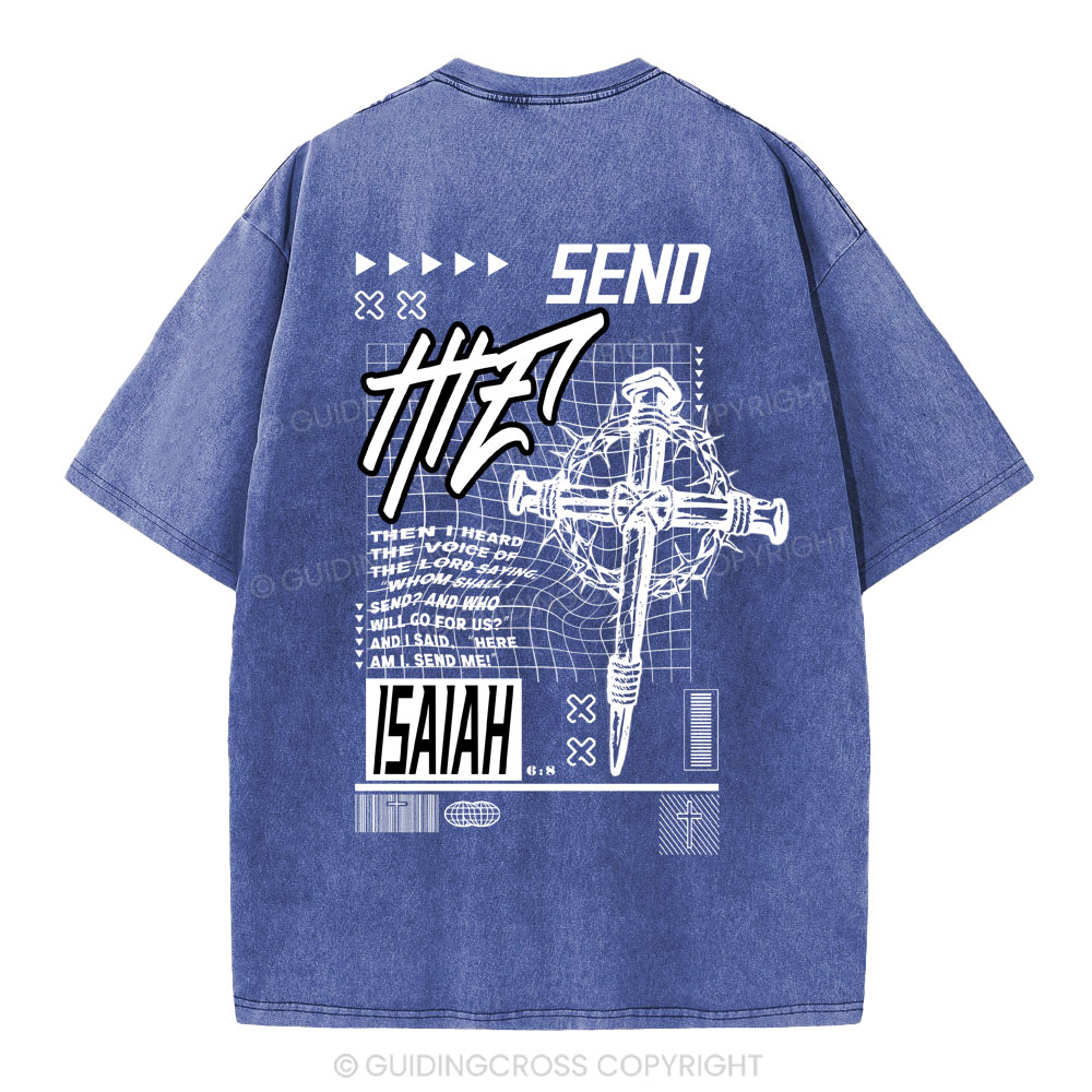 Send Me Christian Washed T-Shirt