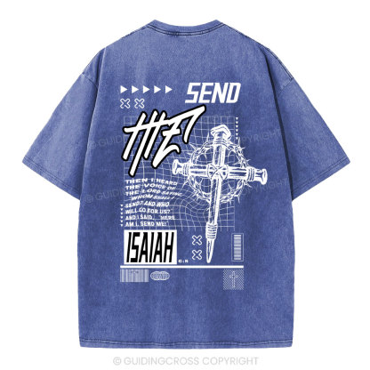 Send Me Christian Washed T-Shirt