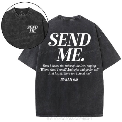 Send Me Christian Washed T-Shirt