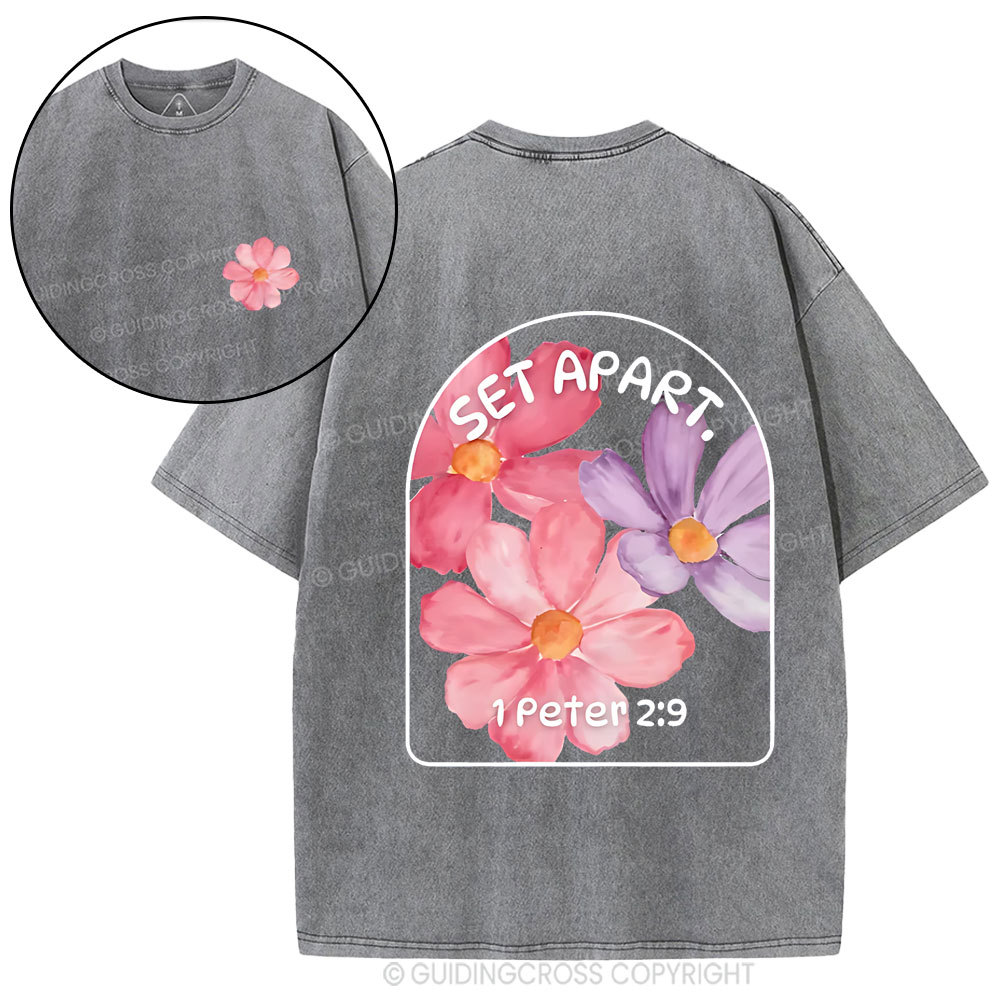Set Apart Christian Washed T-Shirt