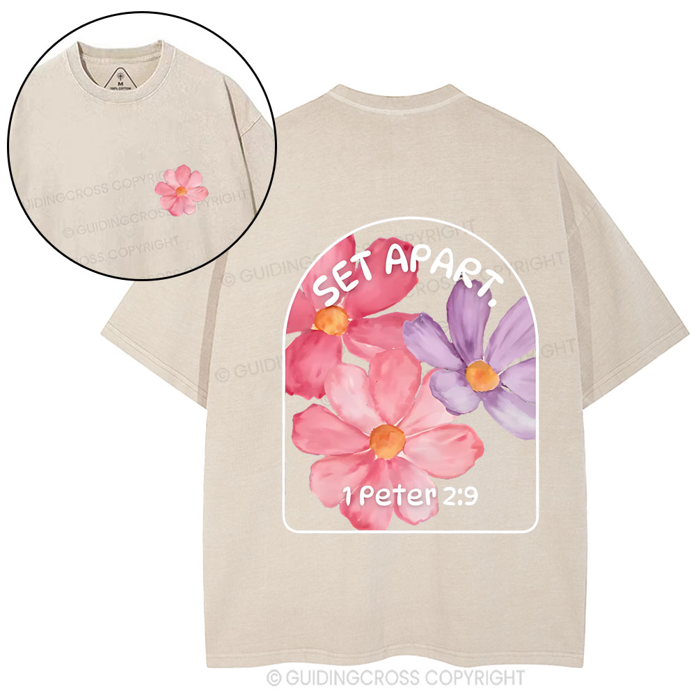 Set Apart Christian Washed T-Shirt