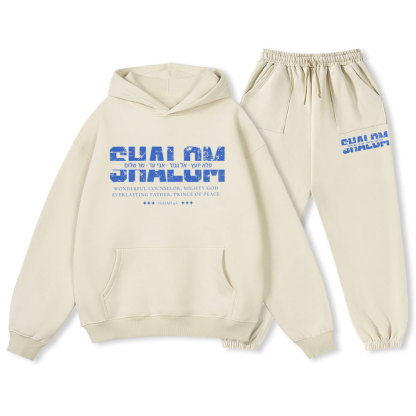 Shalom Christian Premium Fleece Hoodie Set