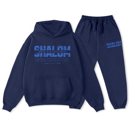 Shalom Christian Premium Fleece Hoodie Set