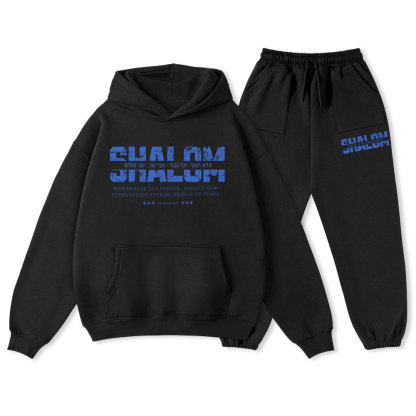 Shalom Christian Premium Fleece Hoodie Set