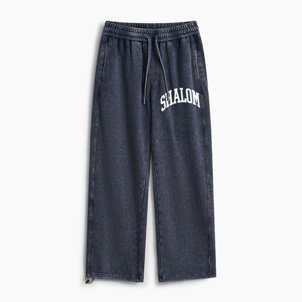 Shalom Christian Washed Sweatpants